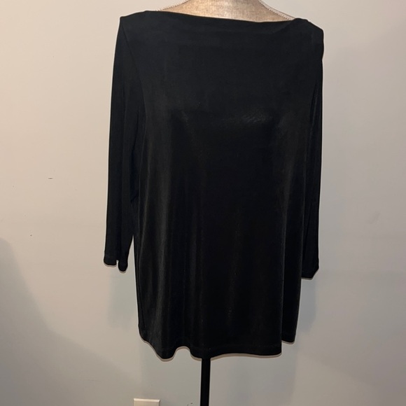 New Citiknits Women's boat
Neck Stretch 3/4 Sleeve T-Shirt Brown size Large - Picture 1 of 5